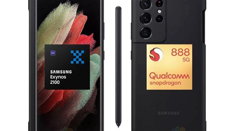 Galaxy S21's Snapdragon 888 vs Exynos 2100 features .